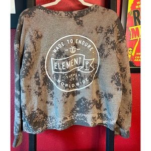 Element Eden skateboard brand Cropped crew neck XS